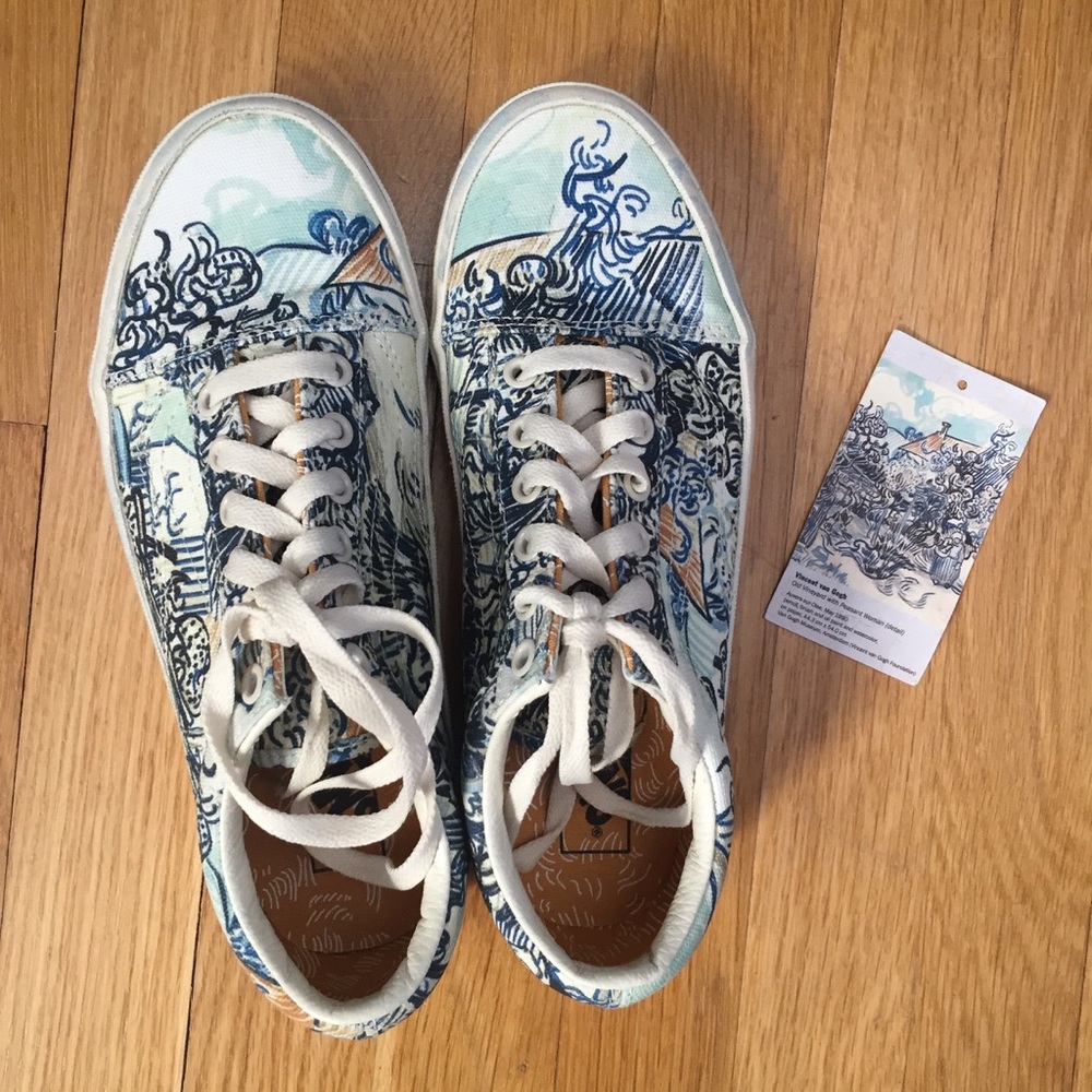 Vans Old Skool Van Gogh Old Vineyard Womens 7.5